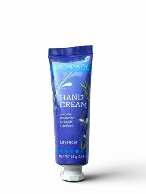 Broadway Colors Lavender Hand Cream 0.88 oz Moisturizing Hand & Cuticle Cream